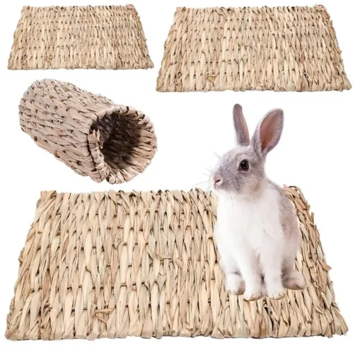 Tapis naturel pour lapin nain