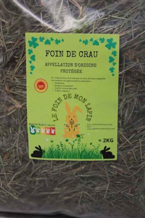Foin de crau pour lapin AOP/AOC