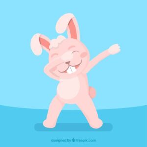 une cage pour un lapin nain heureux